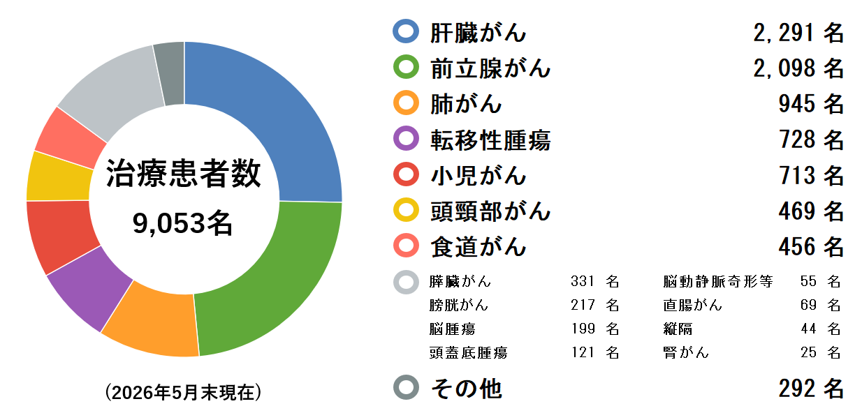 治療実績（2026年5月末）